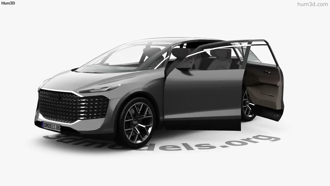 Audi Urbansphere with HQ interior 2023 3D model by 3DModels.org