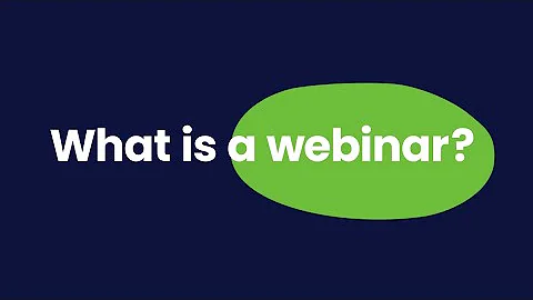 What is a Webinar? The Simplest Explanation You Will Get