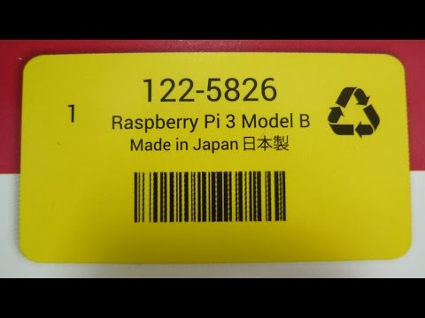 Raspberry Pi 3 [MADE IN JAPAN] Unboxing