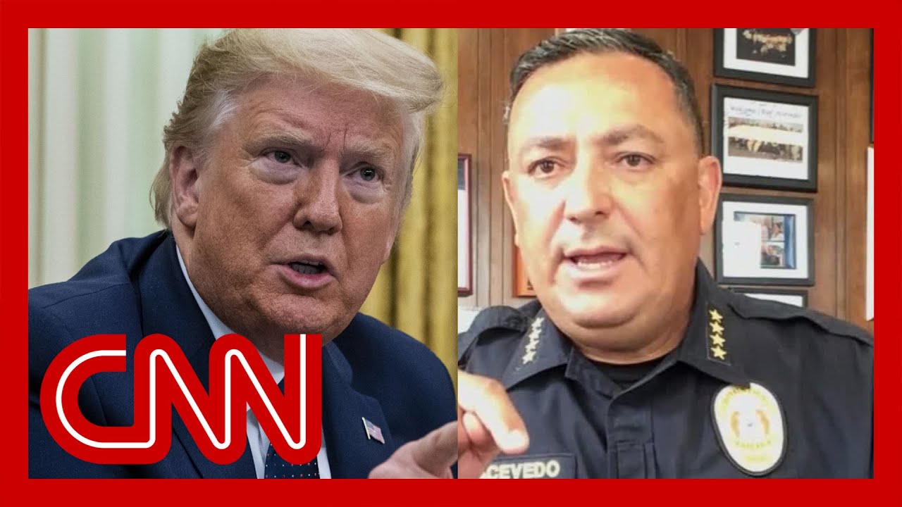 Police chief to Trump: Please, keep your mouth shut if you can't be constructive