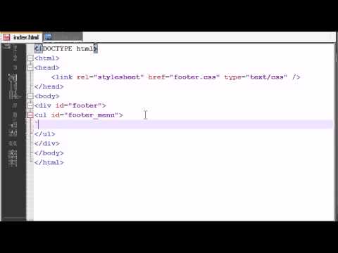CSS3 Awesome Footer Tutorial - 21 - Creating the Home Button - YouTube