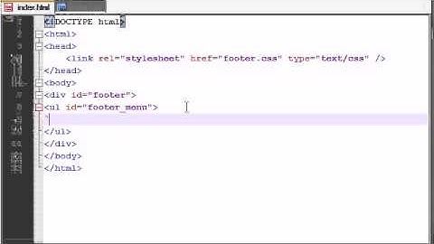 CSS3 Awesome Footer Tutorial - 21 - Creating the Home Button