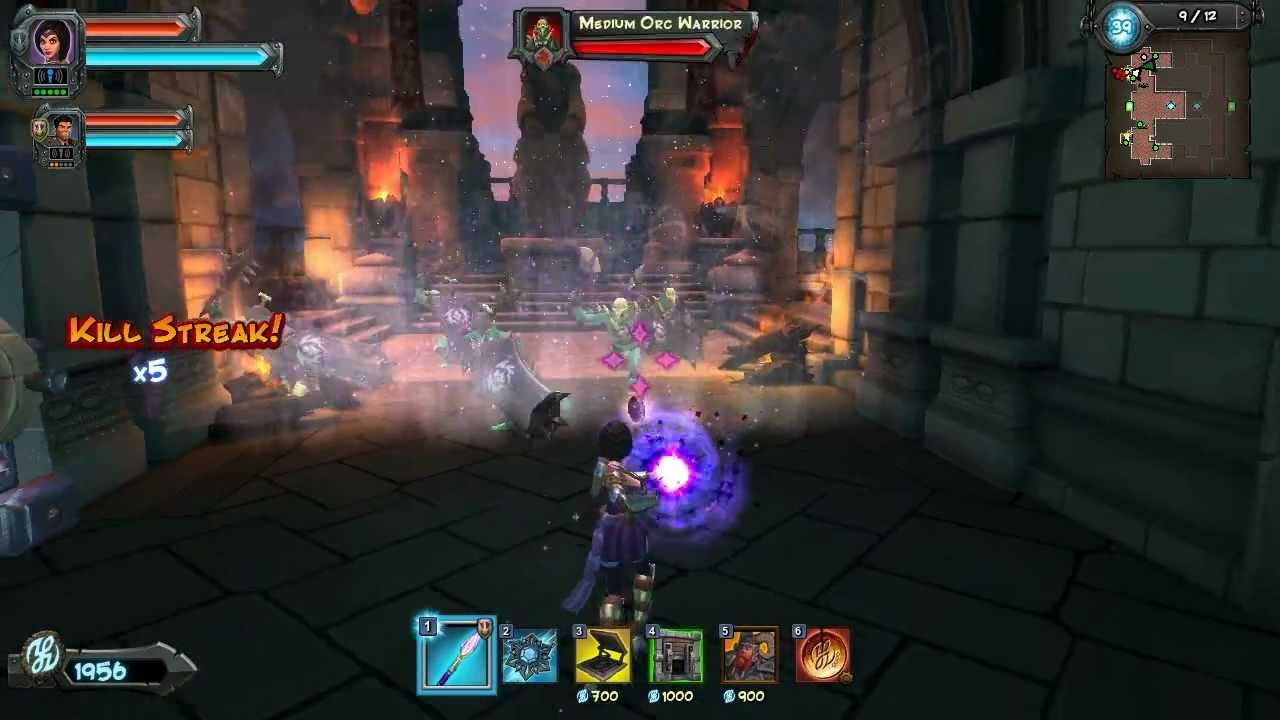 Orcs Must Die! 2 - Part 08 [Blind War Mage Launch Party] - YouTube