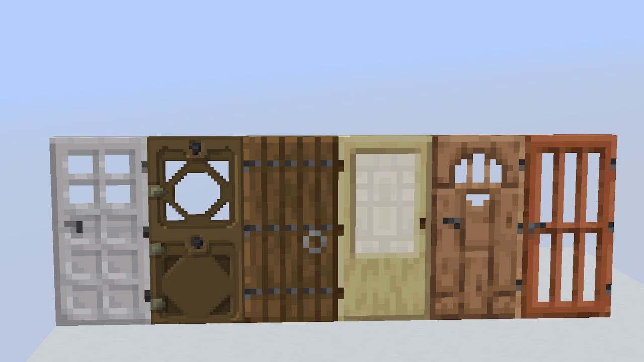 Door Recipe Minecraft YouTube
