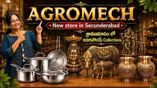 New AGROMECH Store in Secunderabad!😍 || Brass, Bronze, German Silver & Steel Collections