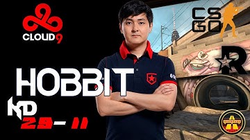 CSGO POV Cloud9 #HOBBIT vs Astralis on Overpass - 29 kills