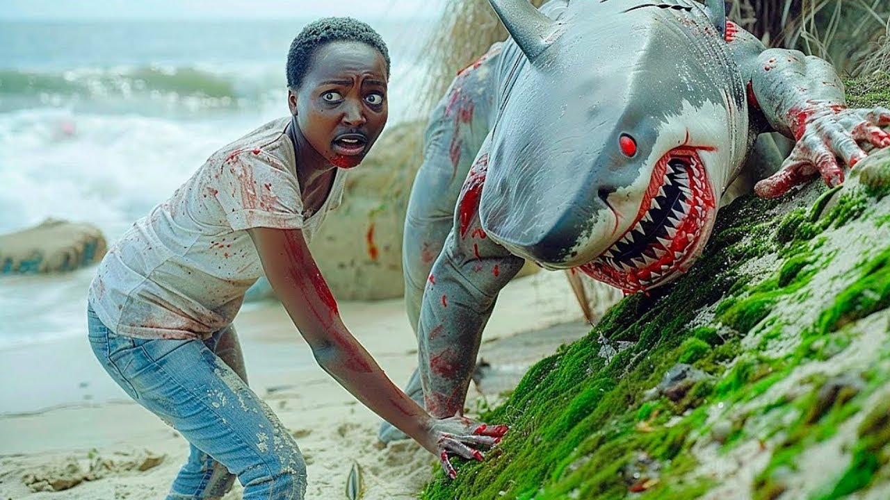 CZŁOWIEK-REKIN wydostał się z WODY i teraz POŻERA KAŻDEGO, kto trafi na jego wyspę