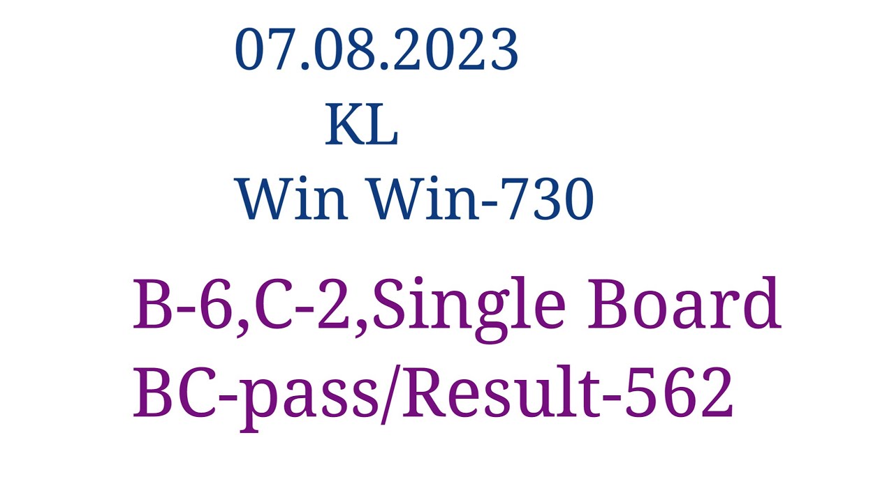 KL Number 07 08 2023 KL ABC YouTube kl-number-07-08-2023-kl-abc-youtube