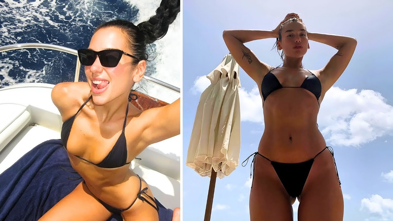 Dua Lipa Flaunts Her Perfect Figure in Polka-Dot Bikini on Australia Tour!