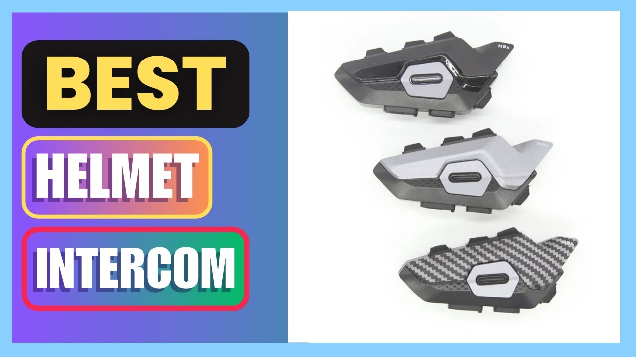 Best Simple H9X 4 Riders 2KM Bluetooth Helmet