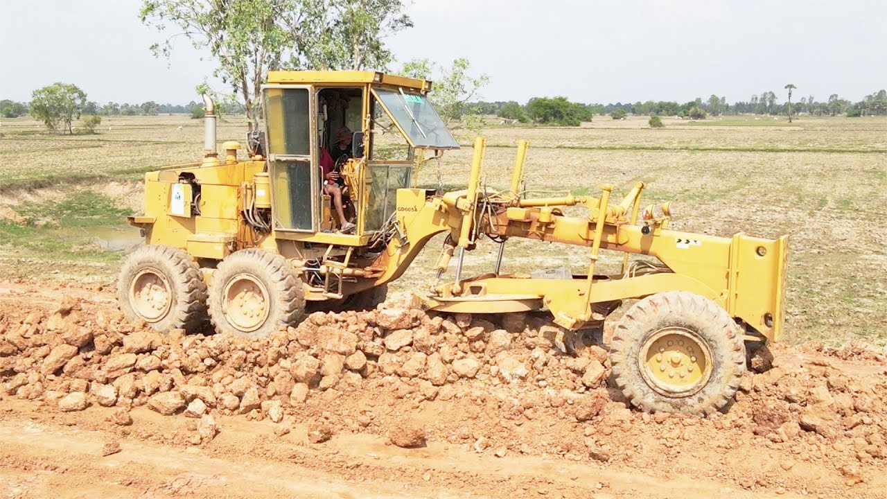 Machines Motor Grader Build Foundation New Road,Construction Road