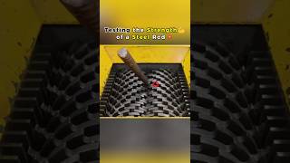 Extreme Steel Rod Strength Test – The Results Are Shocking!💥🤯#steel #strength #experiment