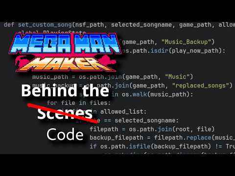 How the Custom Music Changer Tool Works in Mega Man Maker (Python code)