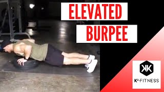 How to Modify a Burpee | Elevated Burpee | K Squared Fitness