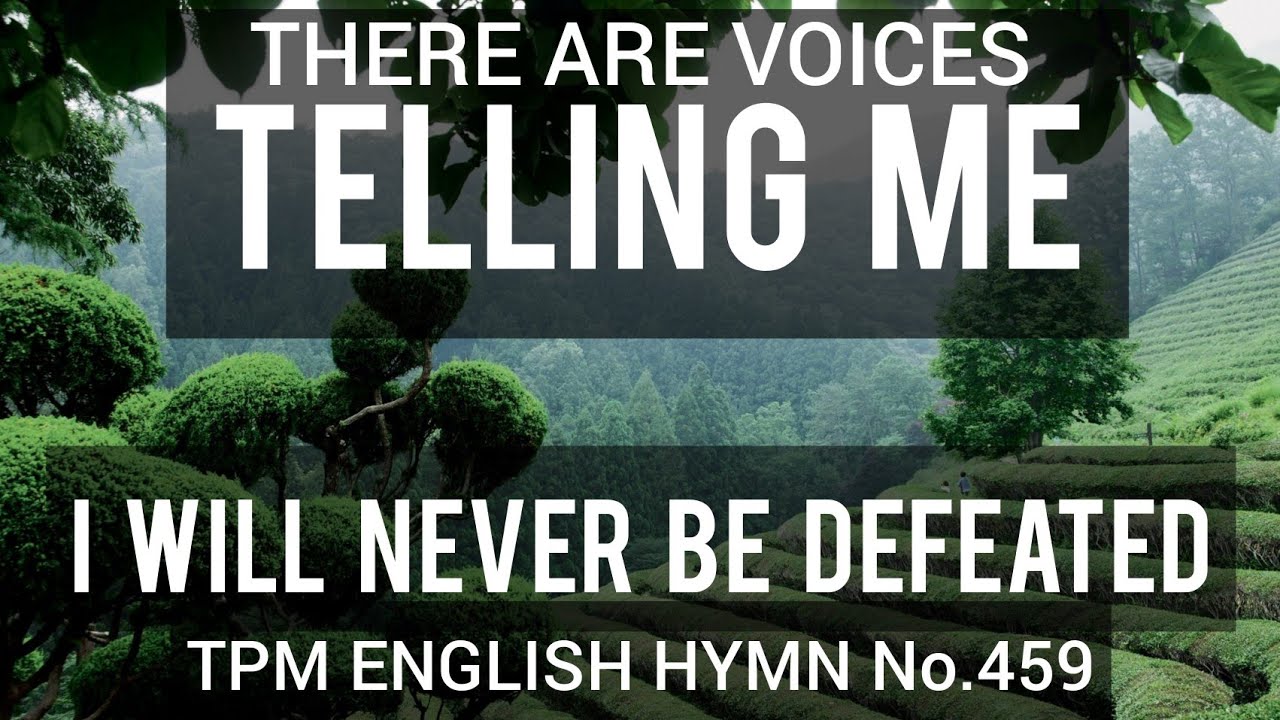 There are voices telling me|TPM English Song No 459|👇Lyrics|Subtitles
