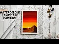 Beautiful Watercolour Landscape Painting