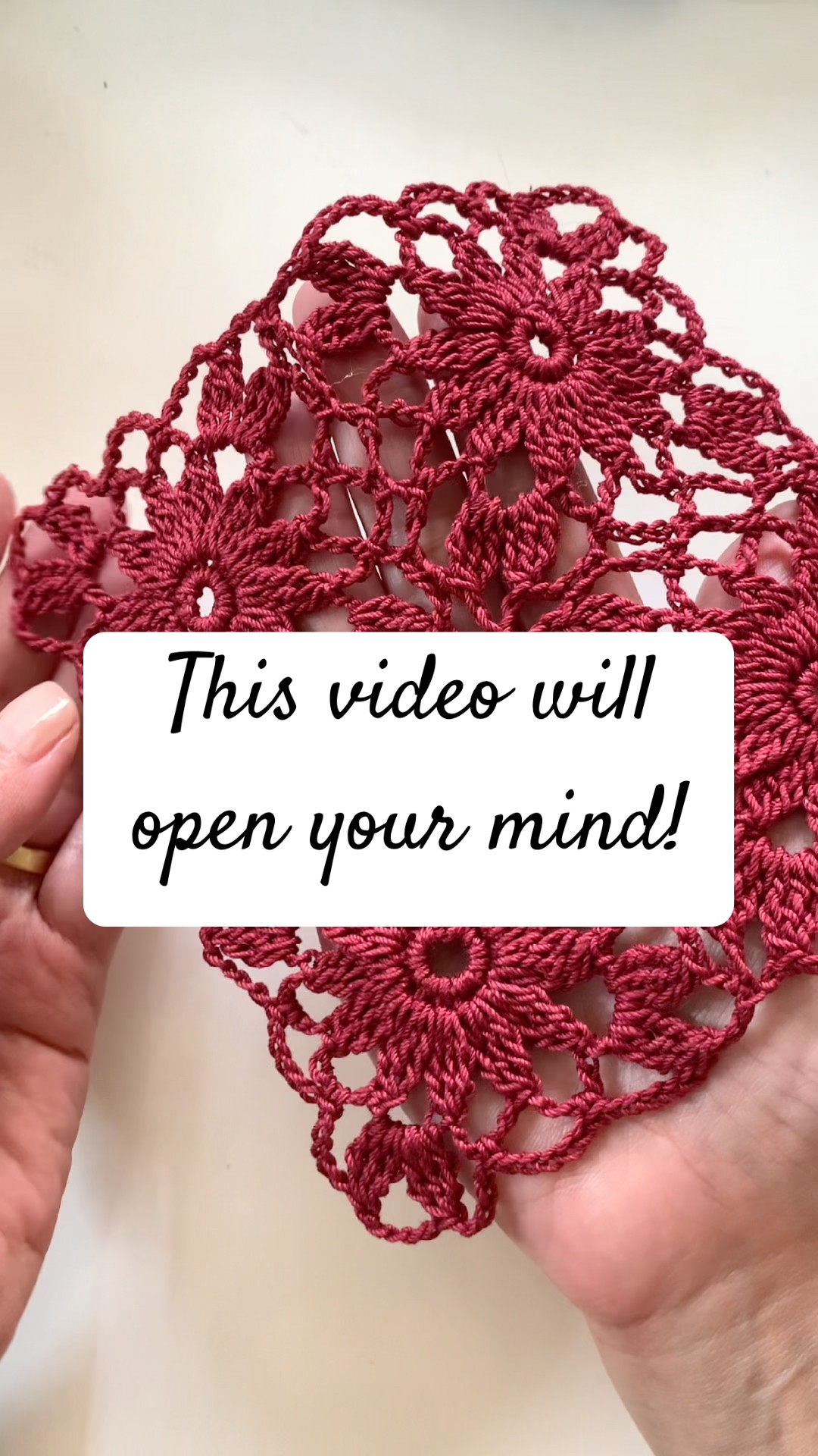 A world revealed by connecting crochet squares: Lace Crochet