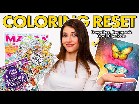MID-YEAR COLORING RESET ✨ Favorite Completed Pages, Coloring Regrets & 2025 Goal Progress