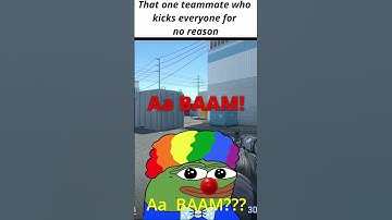 The Most Toxic Teammate in CS2 #csgo #gaming #shorts #counterstrike