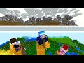 雲の上は宇宙かと思ったら白い天国の世界が広がっていたのだが！？【マインクラフト】