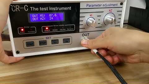 CRC common rail injector tester