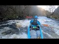 Reading the River:  Three White Water moves in Canoe.   Afon Vyrnwy (Wales)