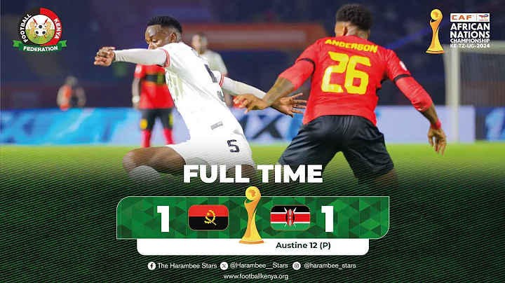 ANGOLA vs KENYA 1-1 Extended Highlights: – All goals and the Key Moments from the Clash