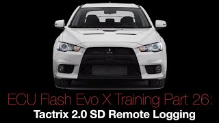 Evo X Ecu Flash Training Course Part 26: Tactrix 2.0 SD Card Logging | Evans  Performance Academy
