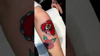 Traditional Crying Heart Tattoo Traditional Crying Heart Tattoo