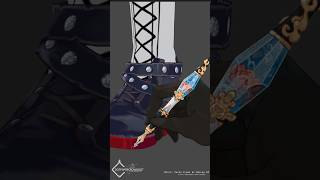 Rendering vroid model boots/shoes 🖋️✨✨ #clipstudiopaint #vtuber #vroidstudio #dotpapercrowndot