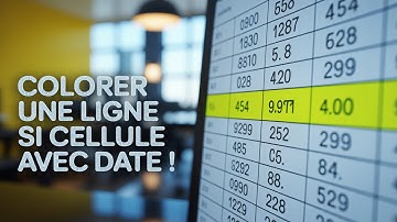 📅🎨📊 Excel : Colorer une Ligne Si une Cellule Contient une Date !