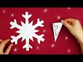 Paper cutting designhow to make a paper snowflake in 5 minutes easily and quickly