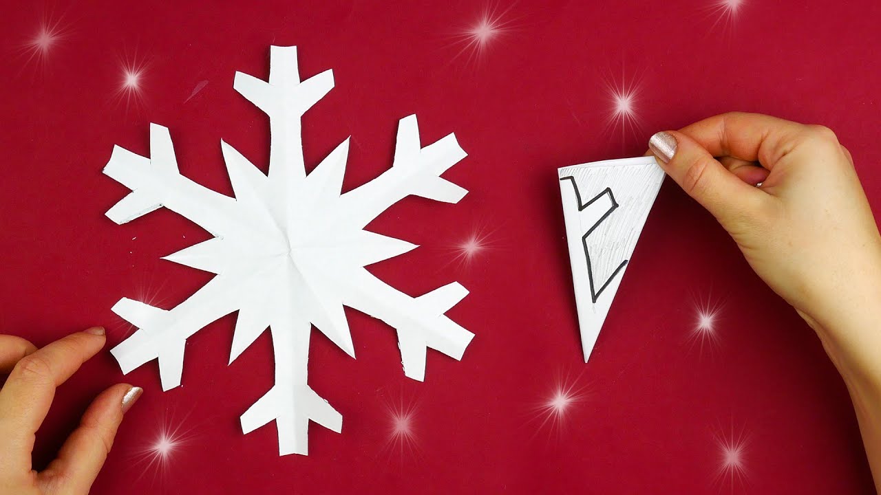 Paper Cutting Design ️how To Make A Paper Snowflake In 5 Minutes