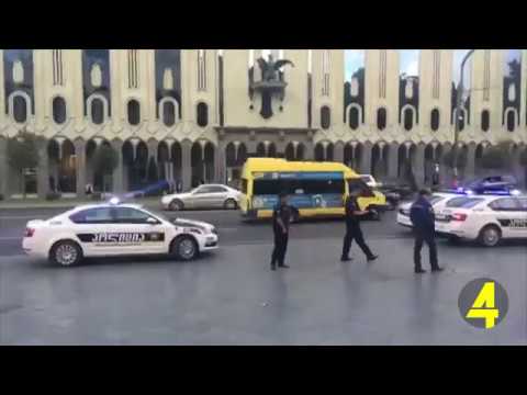 საპროტესტო აქცია რუსთაველზე