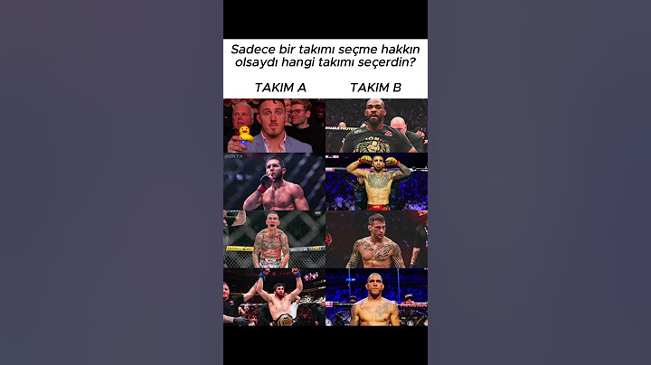 Hangi UFC takımını seçerdin? | #ufc #mma #khabibnurmagomedov #conormcgregor