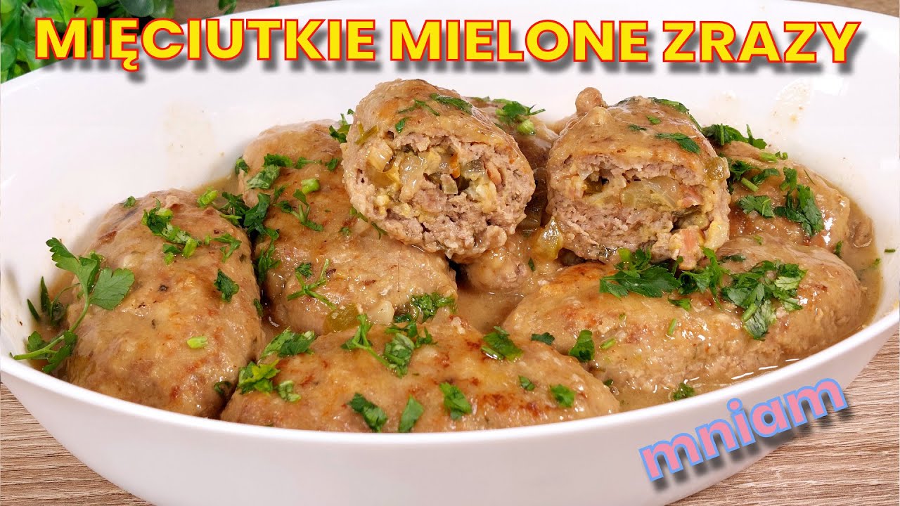Obłędne zrazy mielone w pysznym sosie 👌 mięciutkie, soczyste i pełne smaku 🙂