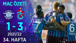 Adana Demirspor 1-3 Trabzonspor MAÇ ÖZETİ | 34. Hafta - 2021/22