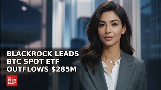 The Coin Daily — BlackRock leads spot Bitcoin ETF outflows with $285 million.