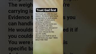 trust God first #poem #love #quotes #lordsprayer #prayer #gospel