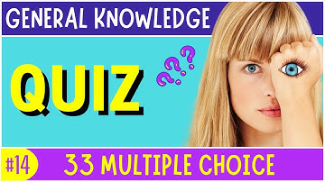 ⭐33 General Knowledge Trivia Questions with Answers [Medium] | Multiple Choice | Pub Quiz