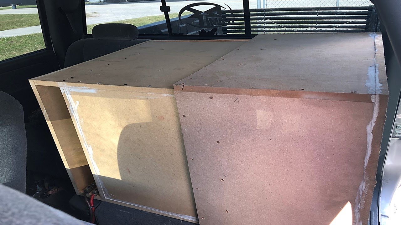 TWO SUBWOOFER BOXES MADE INTO ONE YouTube