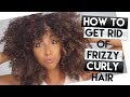 How To Get Rid Of Frizzy Curly Hair + My Hair With NO PRODUCT! ! | BiancaReneeToday