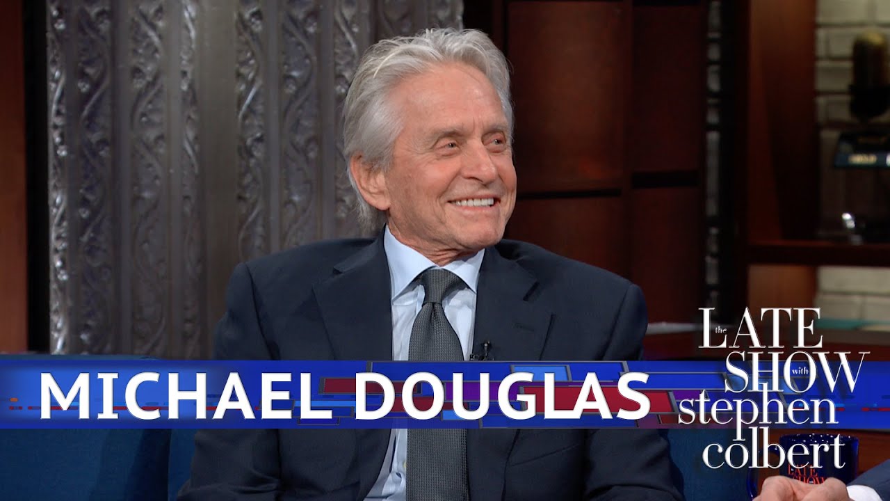 Michael Douglas' Visit From Two Music Icons And A Dog