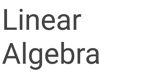 (lecture 1)kurukshetra University, kurukshetra.   B.sc. 6th sem, Linear Algebra