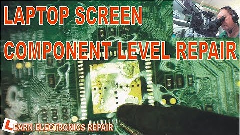LER #044 Laptop LCD LED Screen Repair - Back Lights OK but no picture