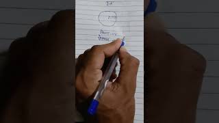 😱 Circle Formula in 1 Minute ⭕🔥 Radius Diameter Easy Trick📘#Circle #maths #Geometry #Shorts #mathway