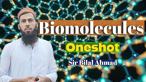 Biomolecules in Oneshot | Bilal Ahmad | MDCAT/NUMS Biology Syllabus | QCA