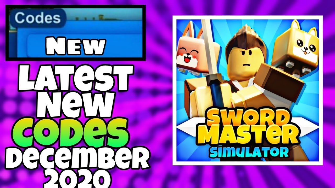 new-secret-codes-in-sword-master-simulator-roblox-december-2020-all-working-codes-youtube