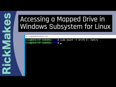 Accessing a Mapped Drive in Windows Subsystem for Linux