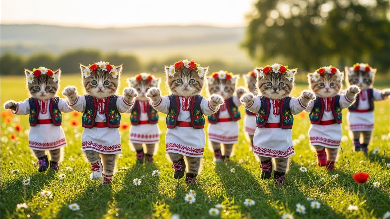 Indian Cats Dance Challenge 😻 | Meow Dance Vibes | Viral Cute Cat Video